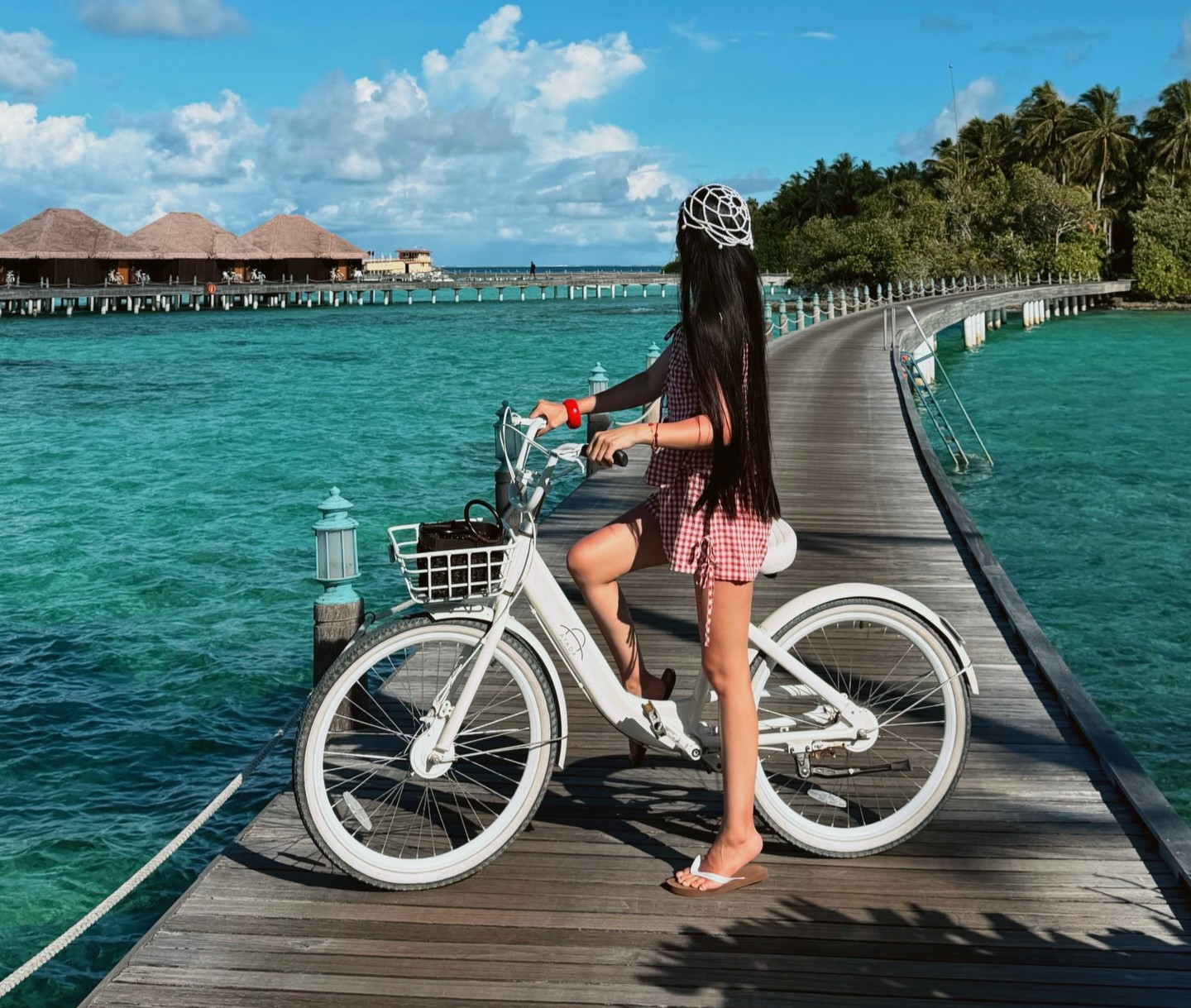 Cycling in the Maldives
